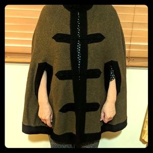 A beautiful cardigan made of 100% wool.